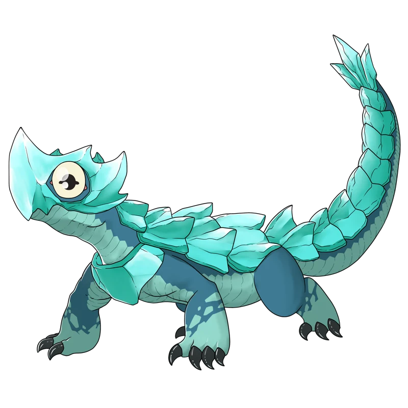 Lézard de cristal